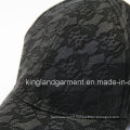 PVC &amp; Lace Quality Fashion Lady Black Baseball Cap